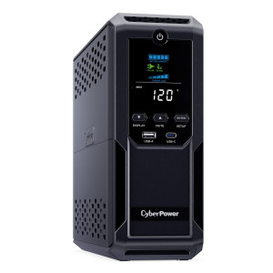 CyberPower CP1350AVRLCD Mini-Tower UPS, UL Rated, Energy Star certified, 12× NEMA 5-15R